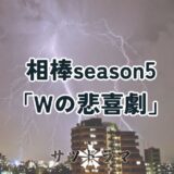 【相棒season5】第13話「Ｗの悲喜劇」を解説